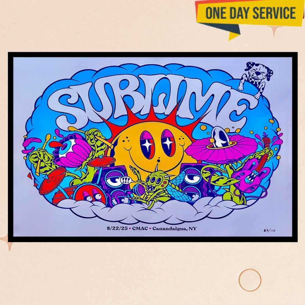 Sublime Canandaigua Ny 08 22 2025 Tour Poster